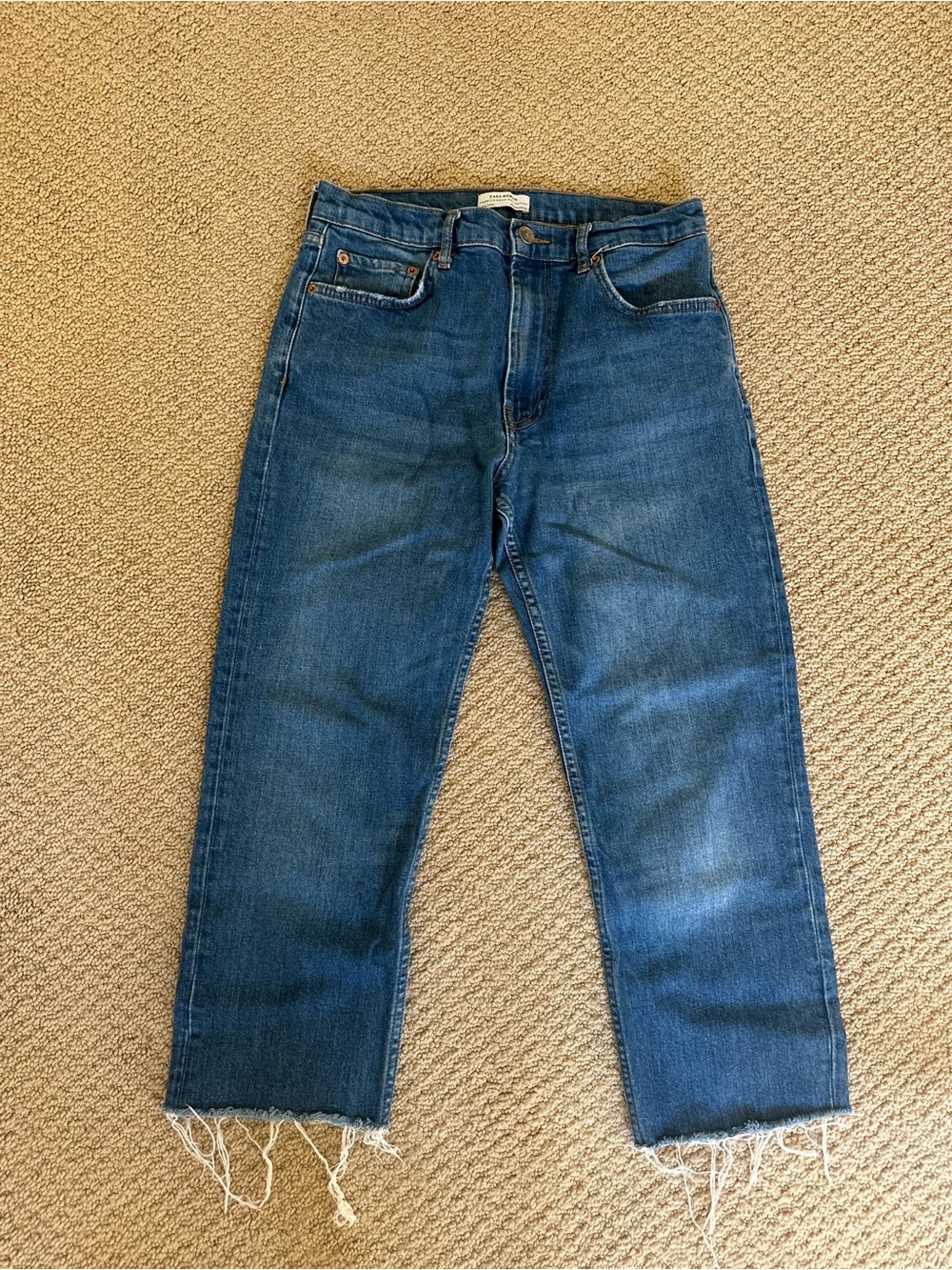 Zara Women jeans Premium Denim Collection Euro 38/US 6